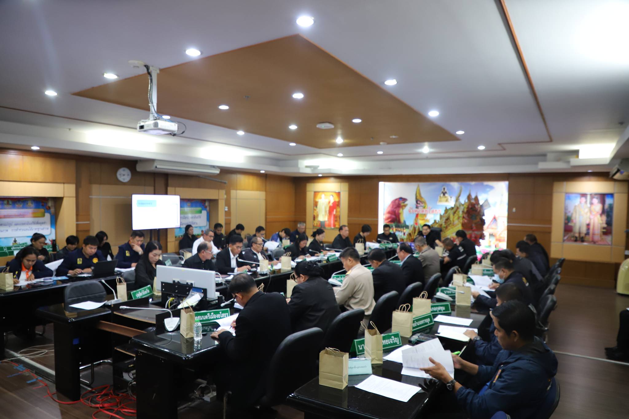 title - ส.ป.ก.ยโสธร เข้าร่วมประชุมป้องกันและแก้ไขปัญหาไฟป่า หมอกควัน และฝุ่นละอองขนาดเล็ก (PM2.5) และติดตามสถานการณ์ ภัยแล้ง ครั้งที่ 1/2569